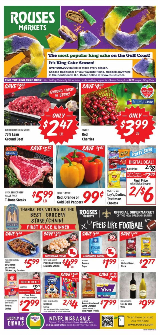 Rouses Ad from 01/11/2023