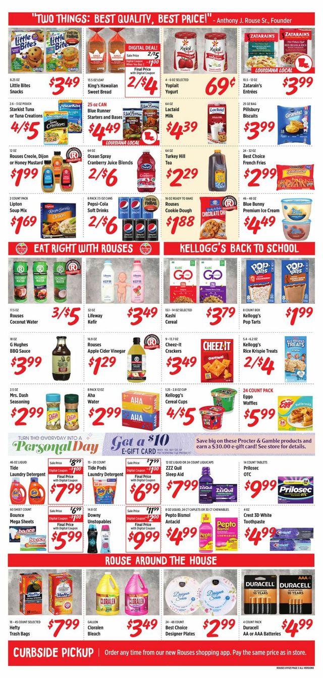Rouses Ad from 01/11/2023
