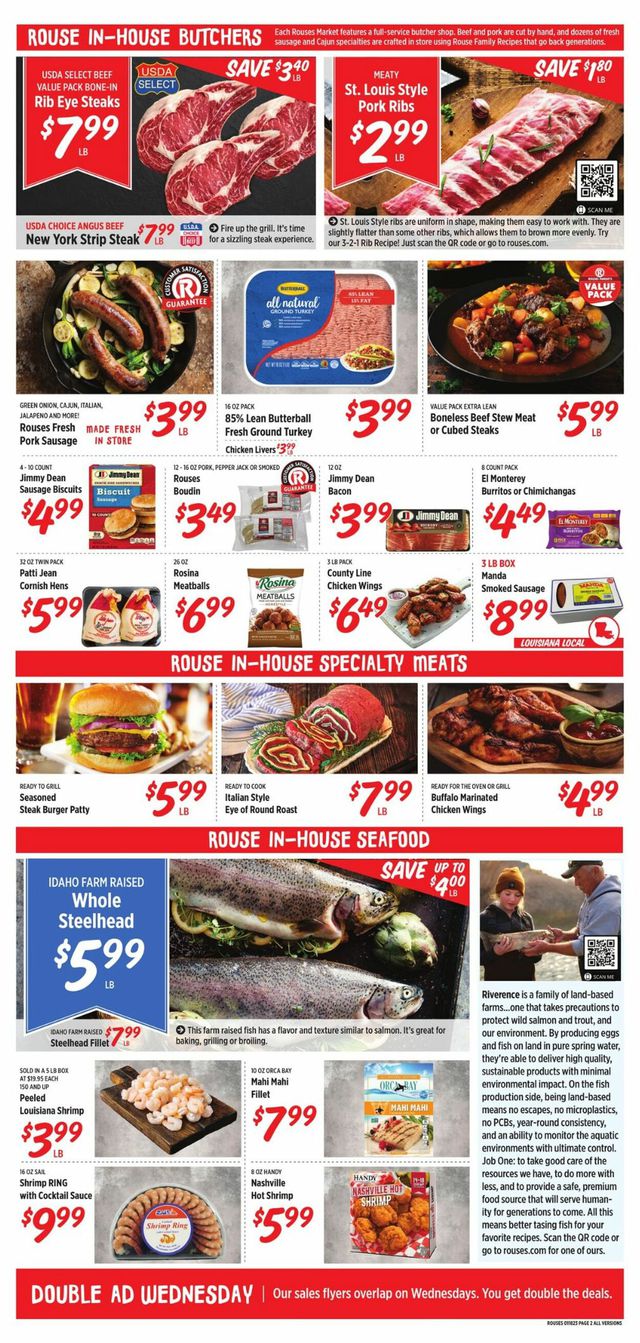 Rouses Ad from 01/18/2023