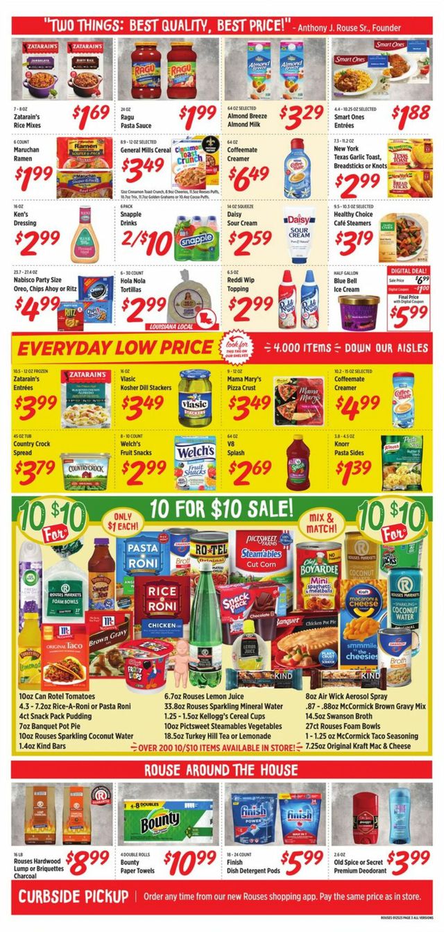 Rouses Ad from 01/25/2023