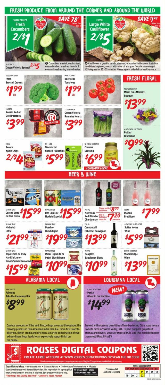 Rouses Ad from 02/15/2023