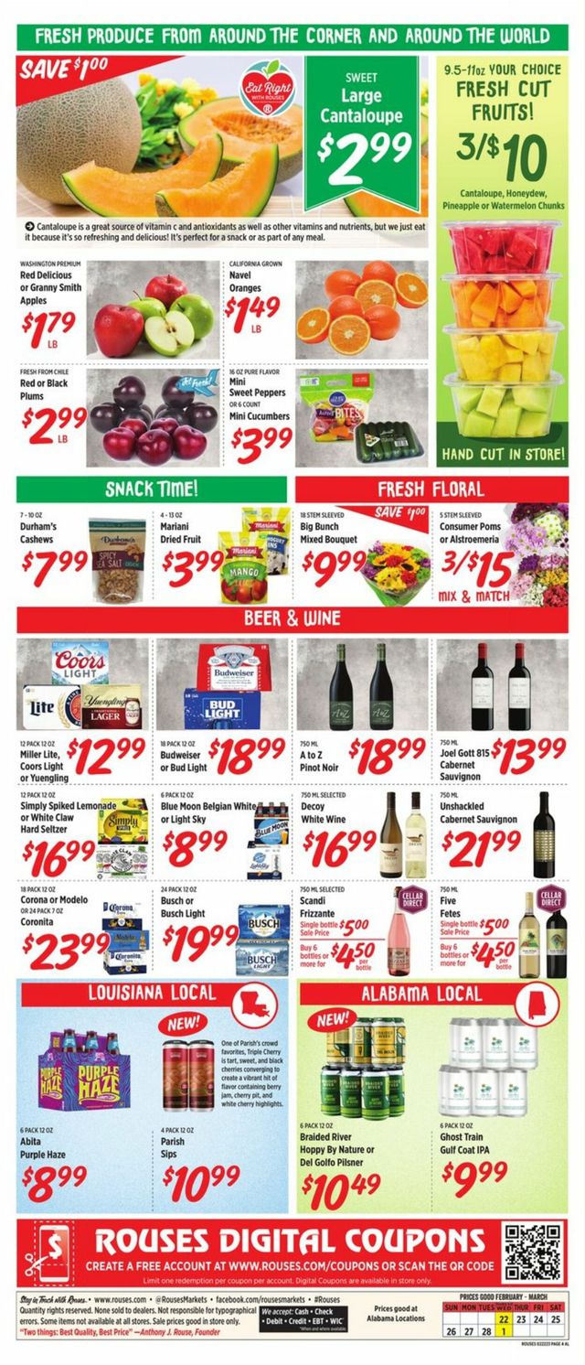 Rouses Ad from 02/22/2023