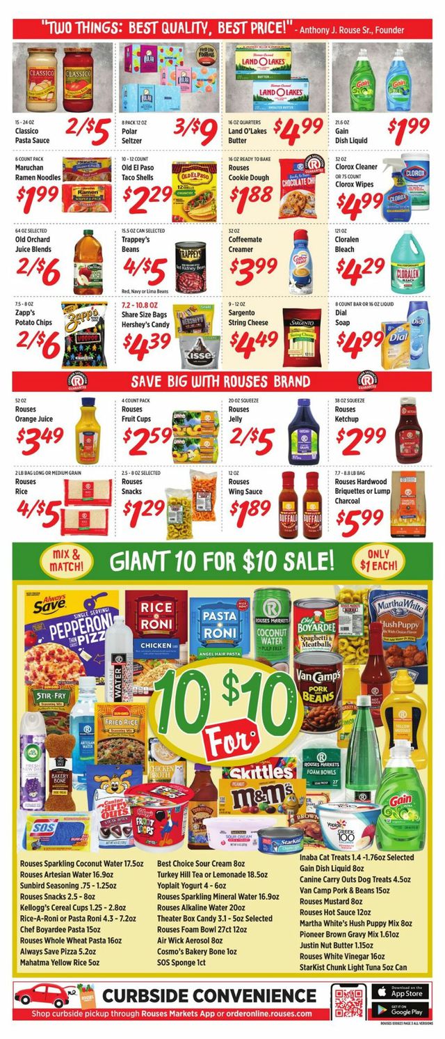 Rouses Ad from 03/08/2023