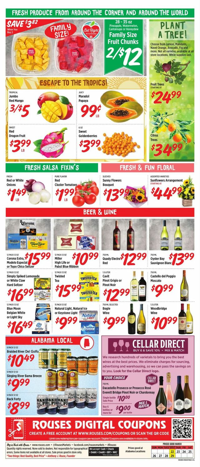 Rouses Ad from 03/22/2023