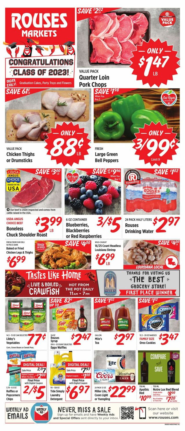 Rouses Ad from 04/26/2023