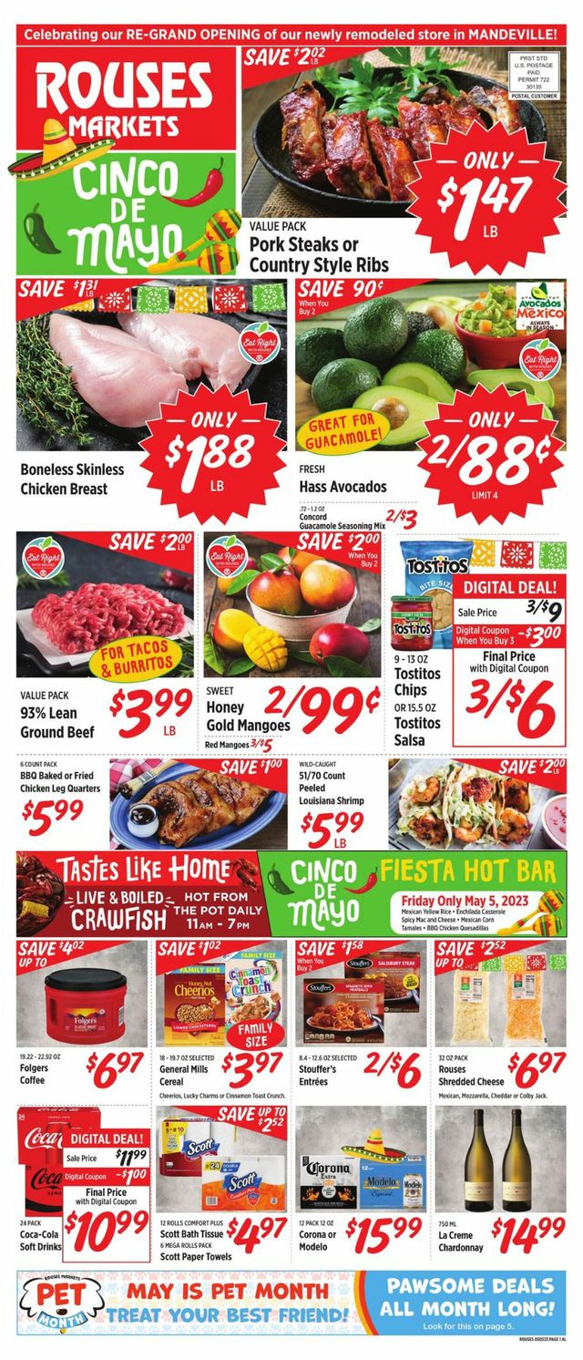 Rouses Ad from 05/03/2023