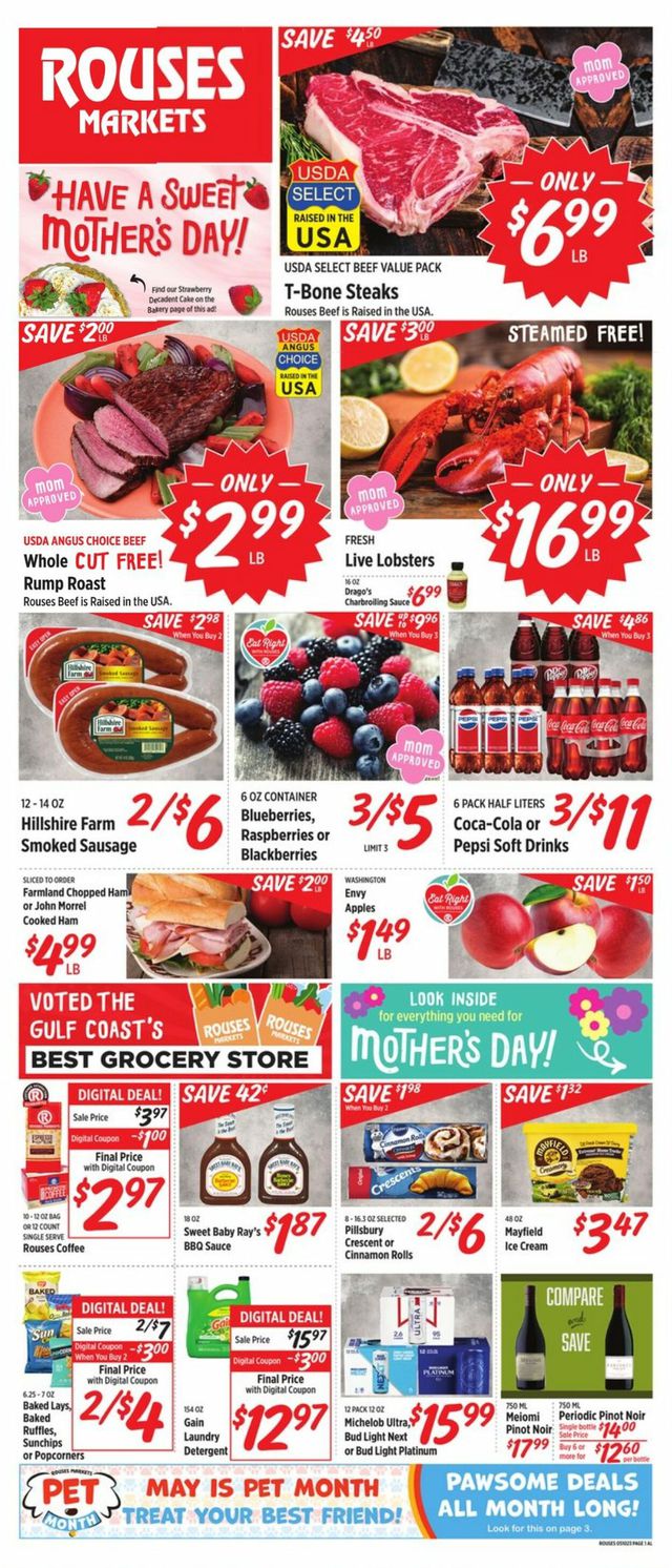 Rouses Ad from 05/10/2023