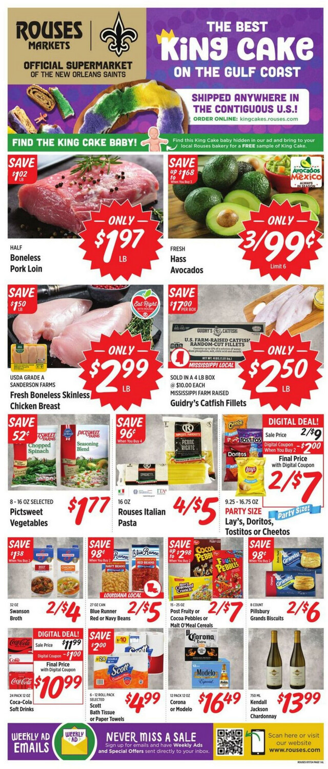 Rouses Ad from 01/17/2024