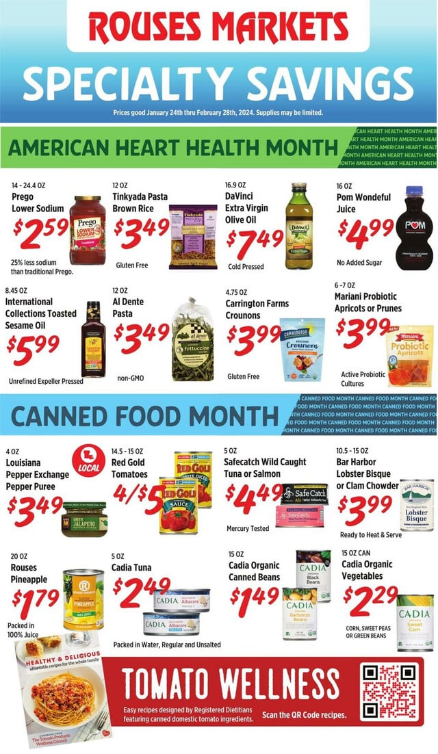 Rouses Ad from 01/24/2024