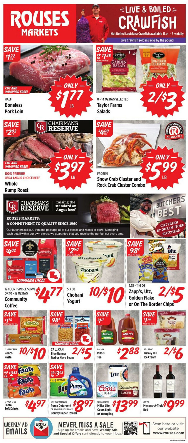 Rouses Ad from 04/03/2024