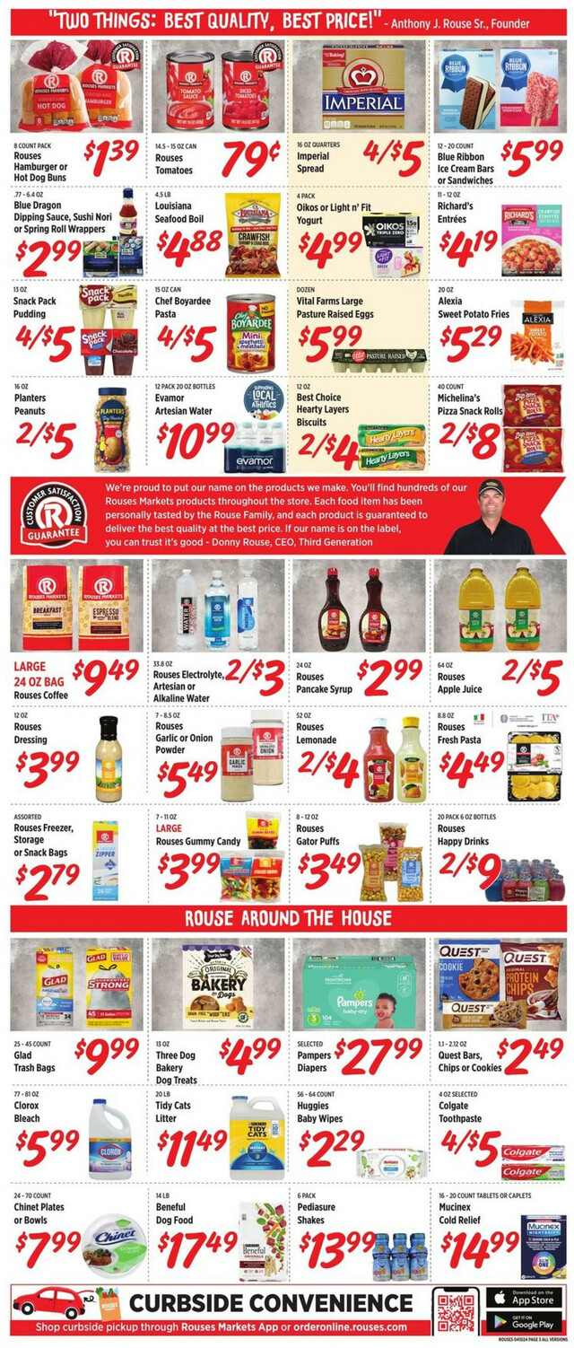 Rouses Ad from 04/10/2024