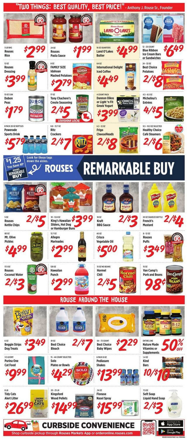 Rouses Ad from 04/24/2024