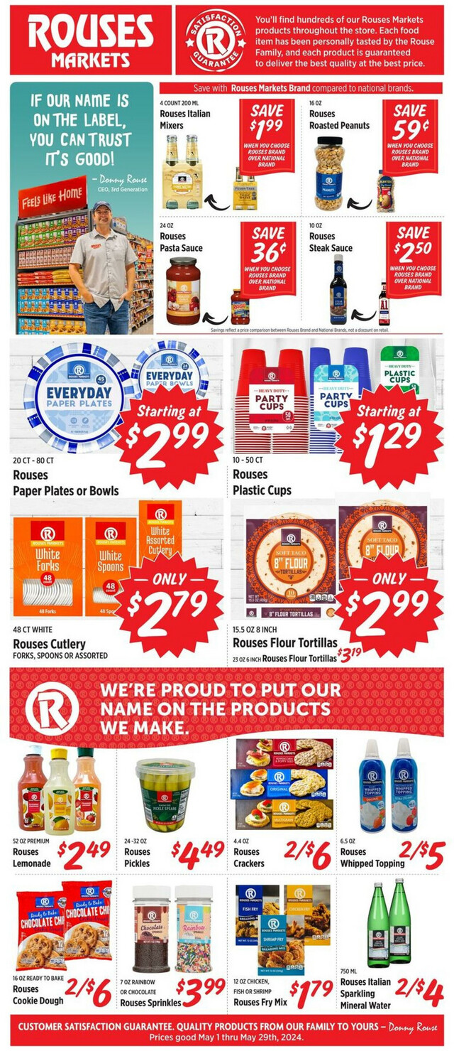 Rouses Ad from 05/01/2024