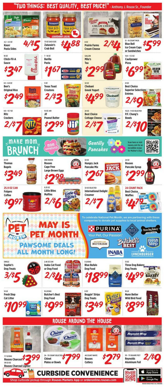 Rouses Ad from 05/08/2024