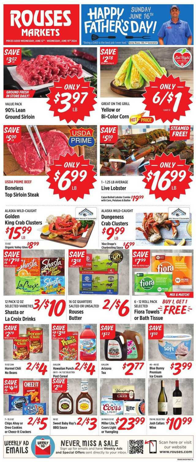 Rouses Ad from 06/12/2024