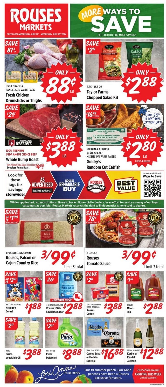 Rouses Ad from 06/19/2024