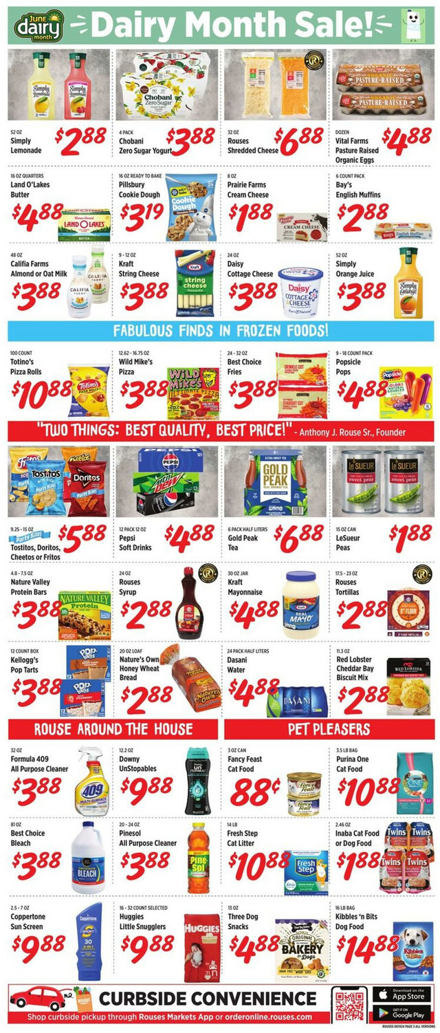 Rouses Ad from 06/19/2024