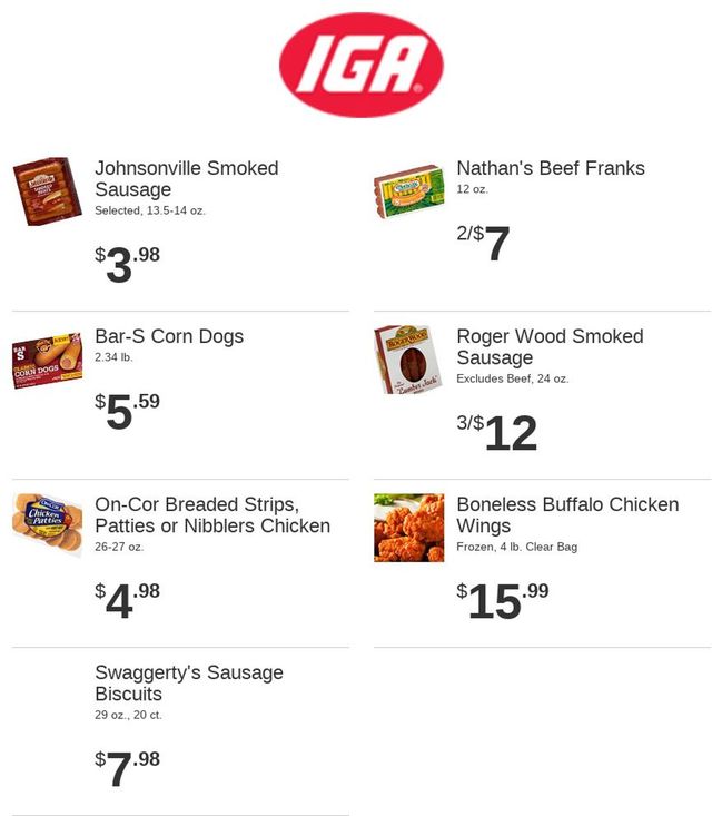 Rowe's IGA Supermarkets Ad from 02/16/2022