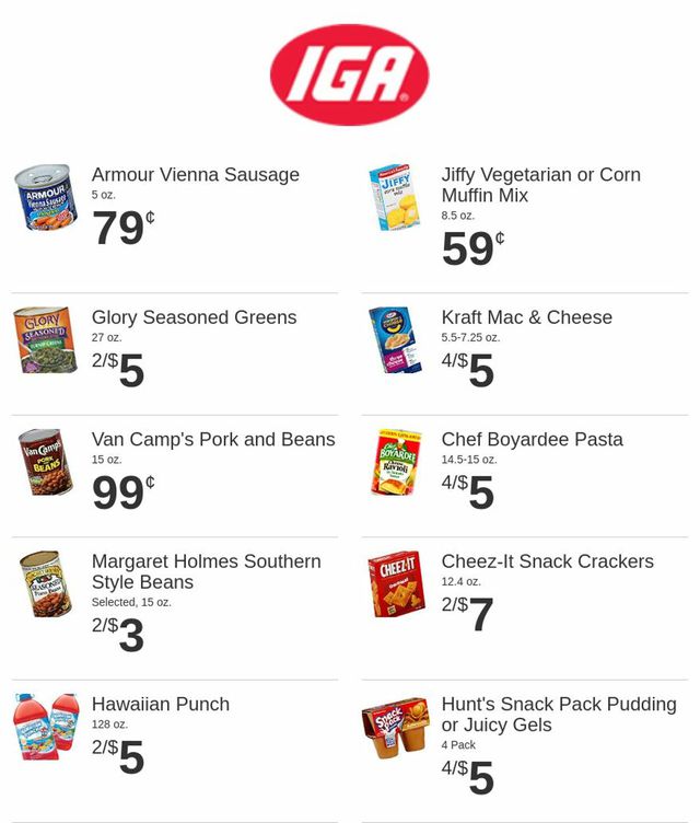 Rowe's IGA Supermarkets Ad from 01/25/2023