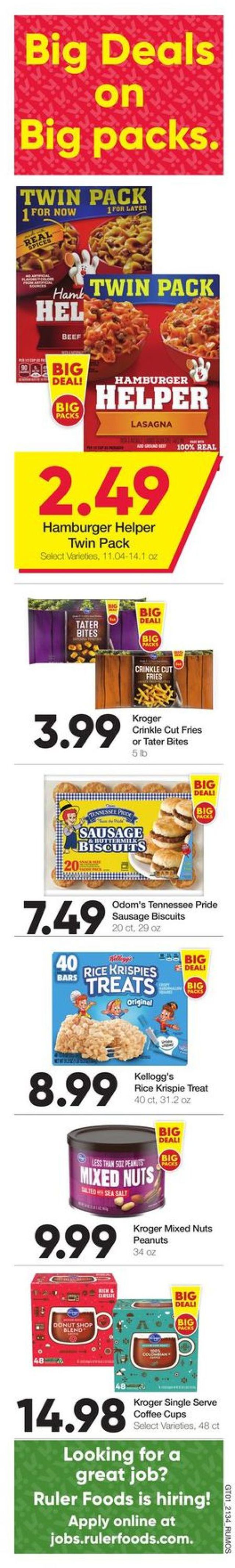Ruler Foods Ad from 09/22/2021