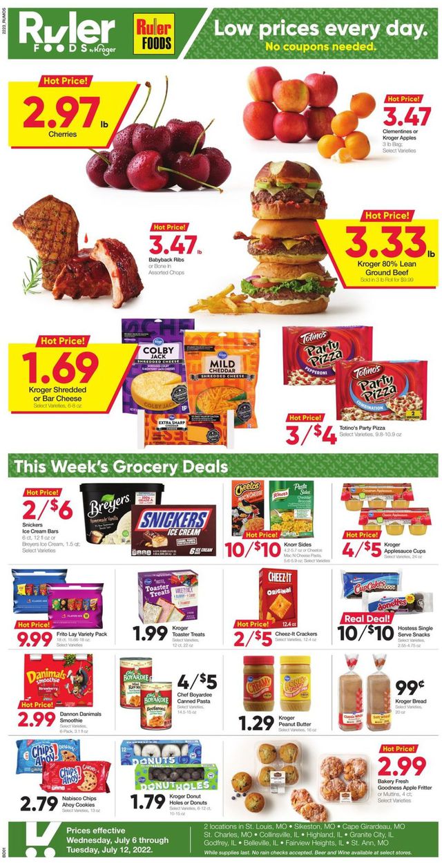 Ruler Foods Ad from 07/06/2022
