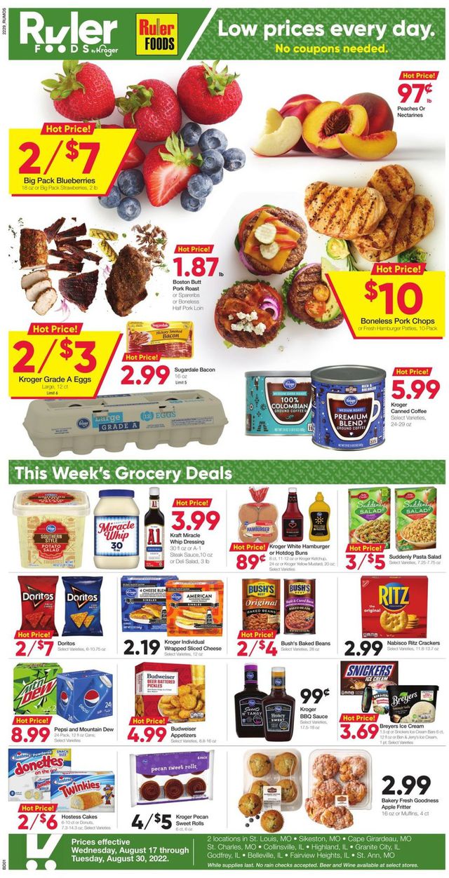 Ruler Foods Ad from 08/17/2022