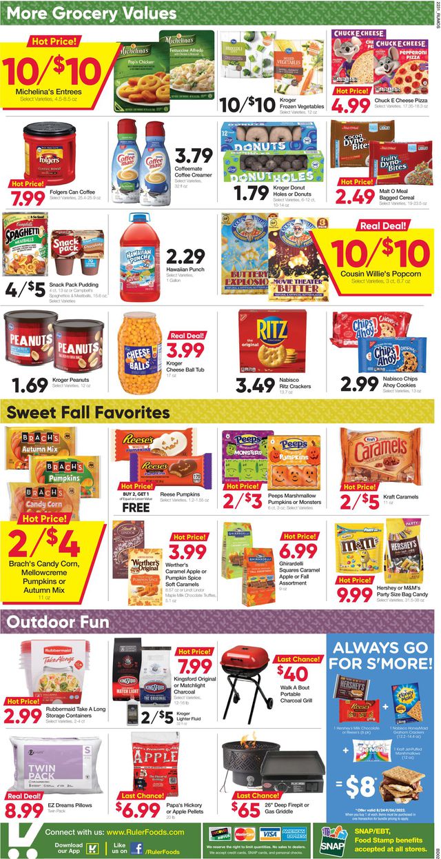 Ruler Foods Ad from 08/31/2022