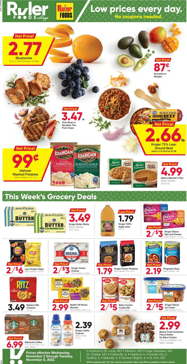 Ruler Foods Ad from 11/02/2022