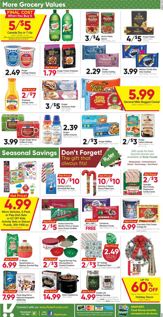 Ruler Foods Ad from 12/14/2022