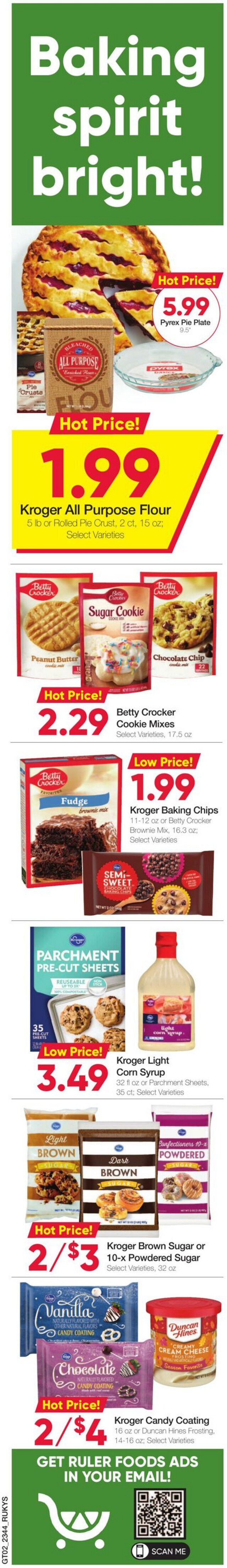 Ruler Foods Ad from 11/29/2023