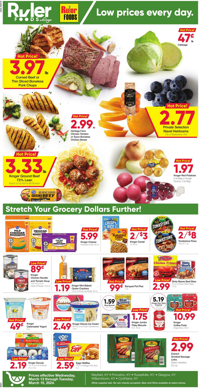 Ruler Foods Ad from 03/13/2024