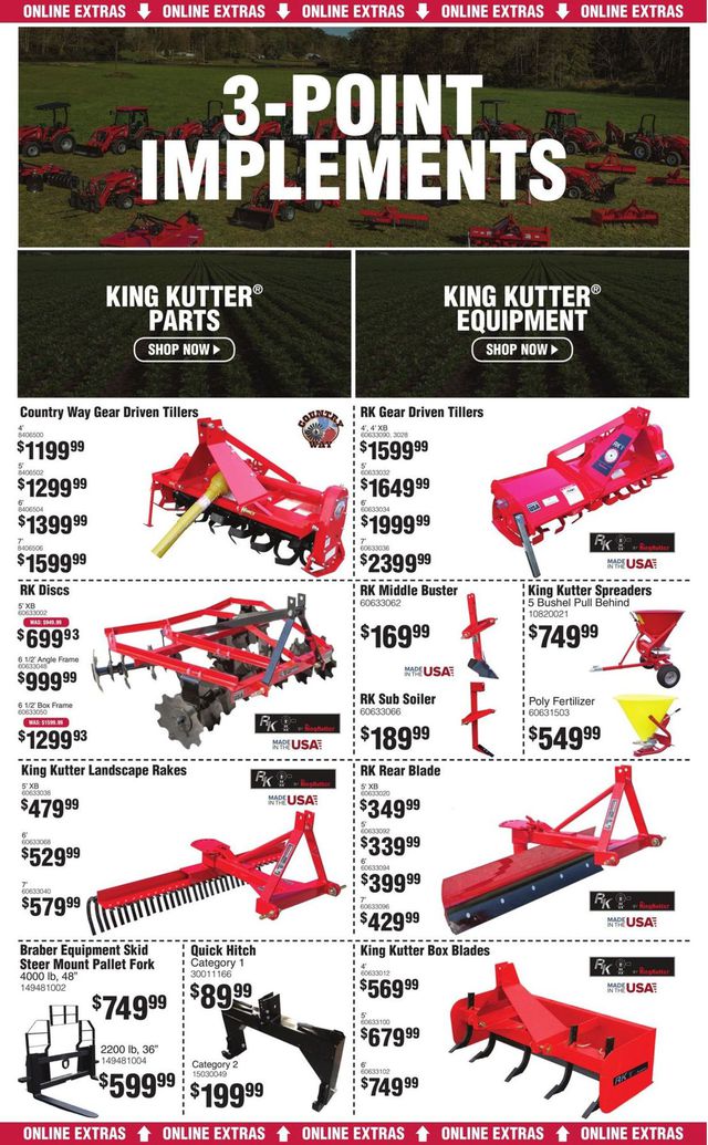 Rural King Ad from 08/18/2019