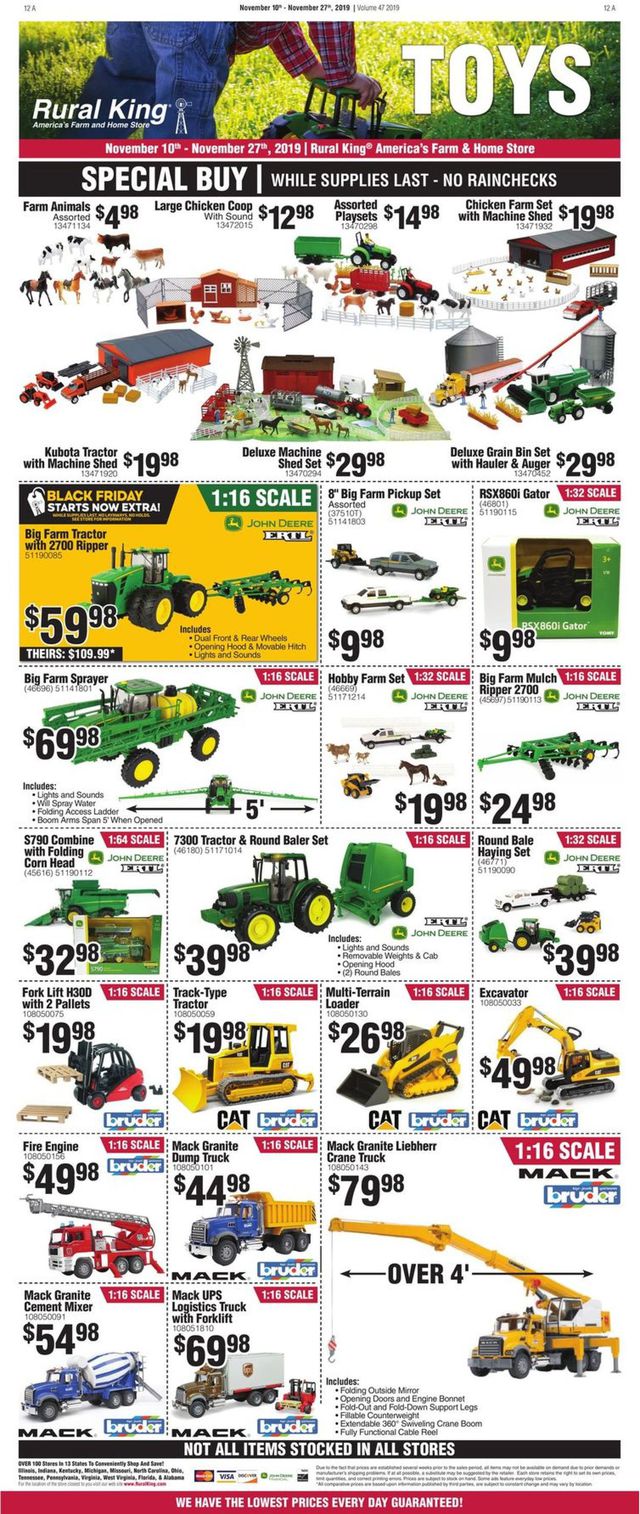 Rural King Ad from 11/10/2019