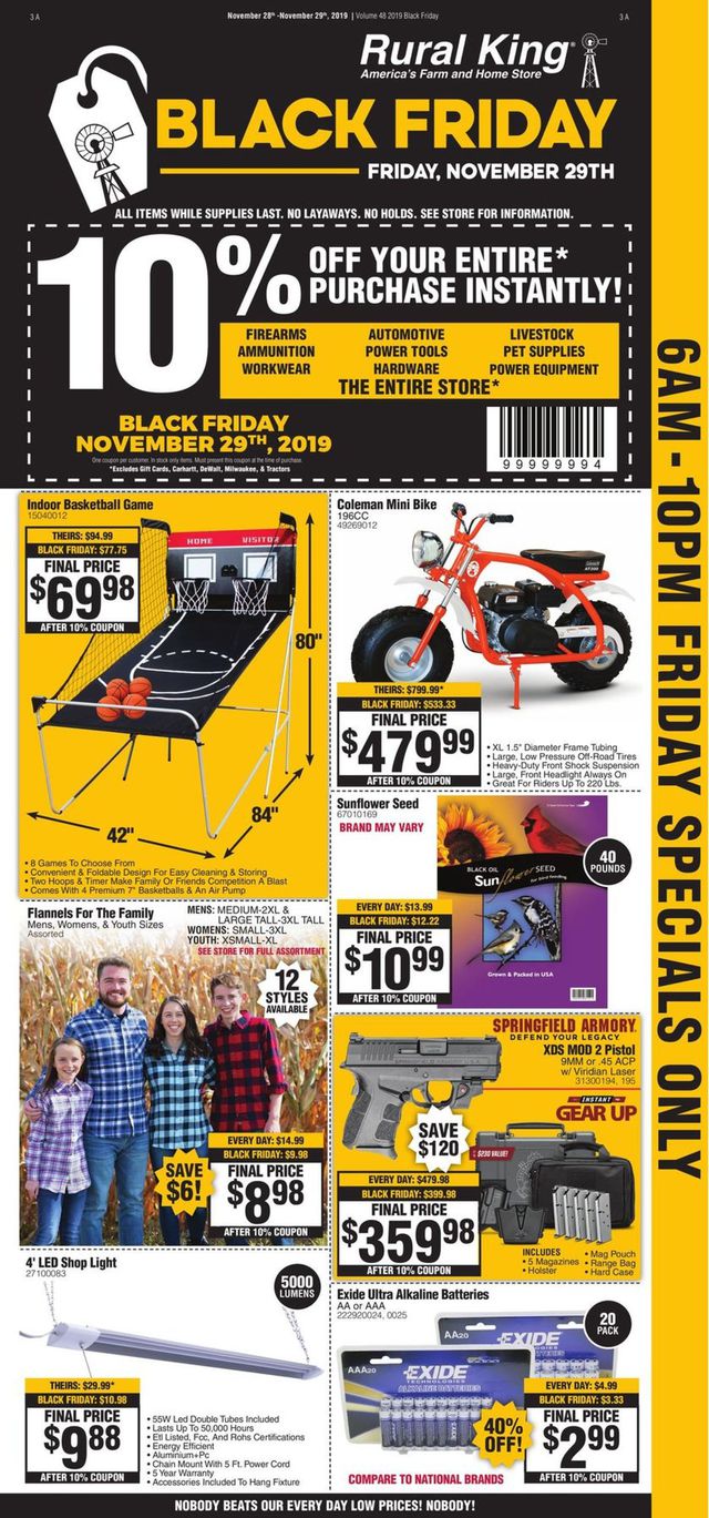 Rural King Ad from 11/24/2019