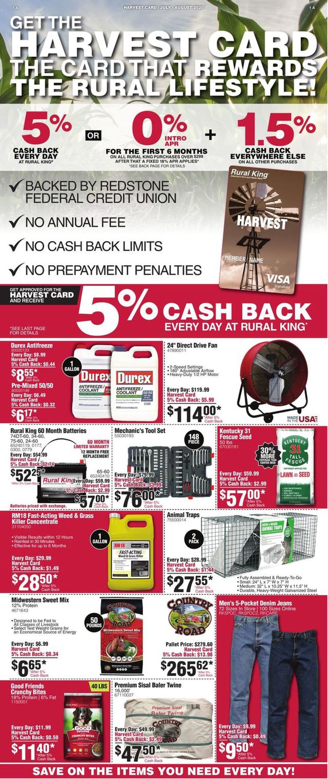 Rural King Ad from 07/01/2020