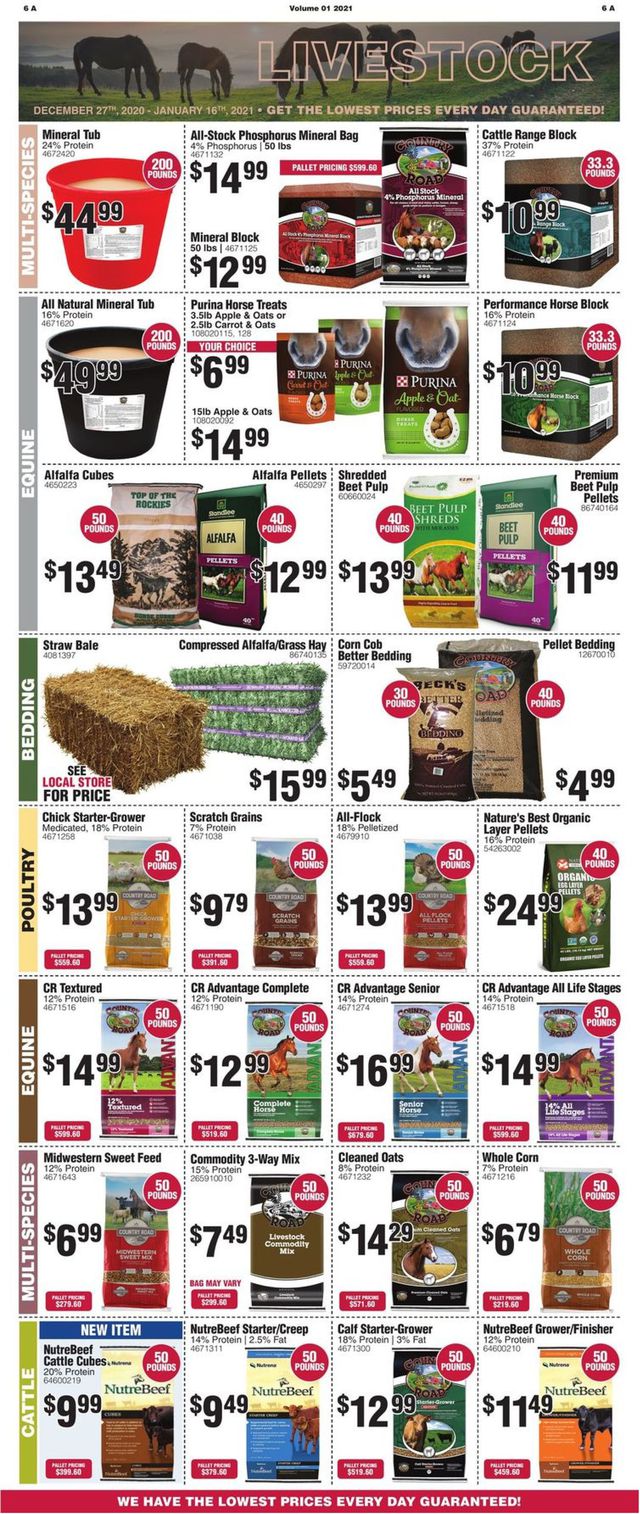 Rural King Ad from 12/27/2020