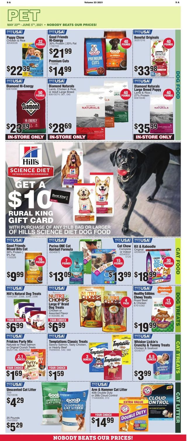 Rural King Ad from 05/23/2021