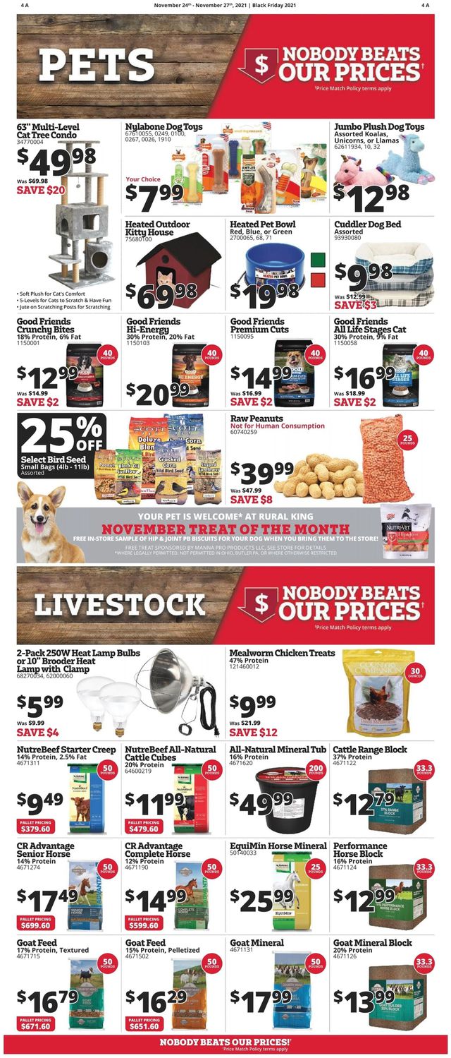 Rural King Ad from 11/24/2021
