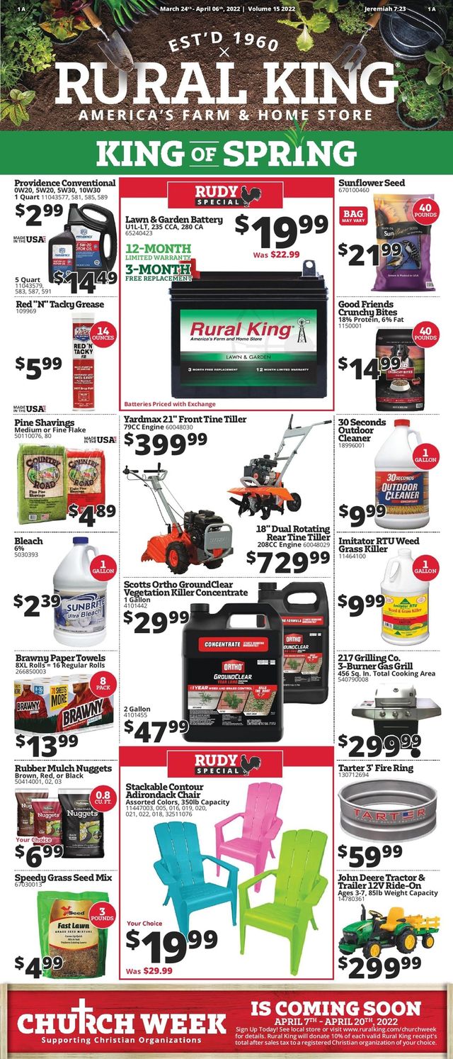 Rural King Ad from 03/24/2022