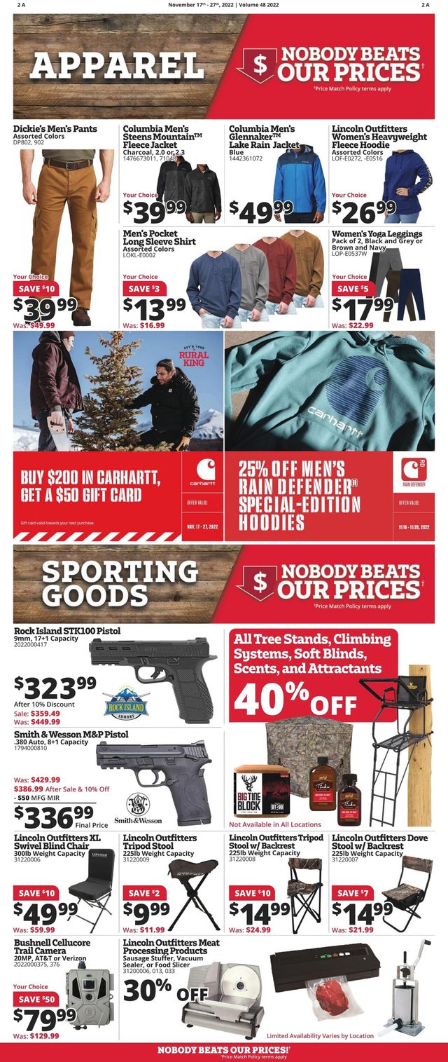 Rural King Ad from 11/14/2022