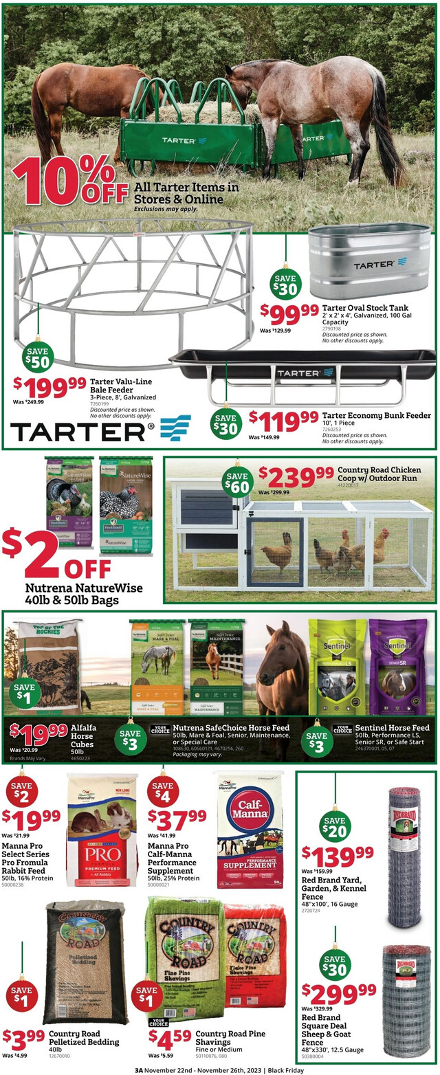 Rural King Ad from 12/31/2023