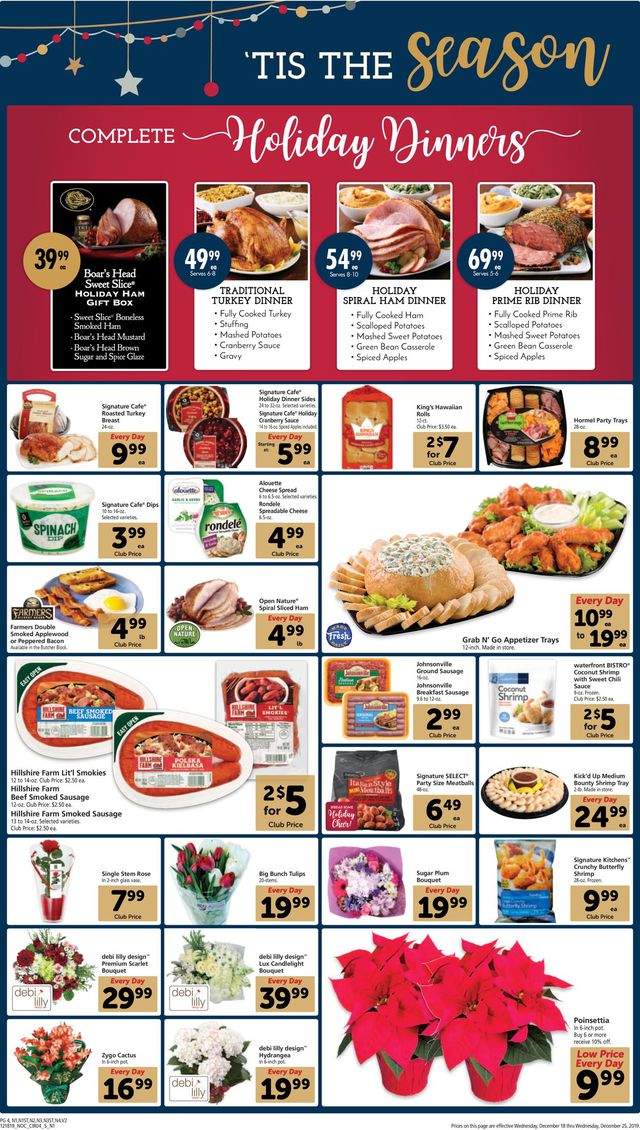 Safeway Ad from 12/18/2019