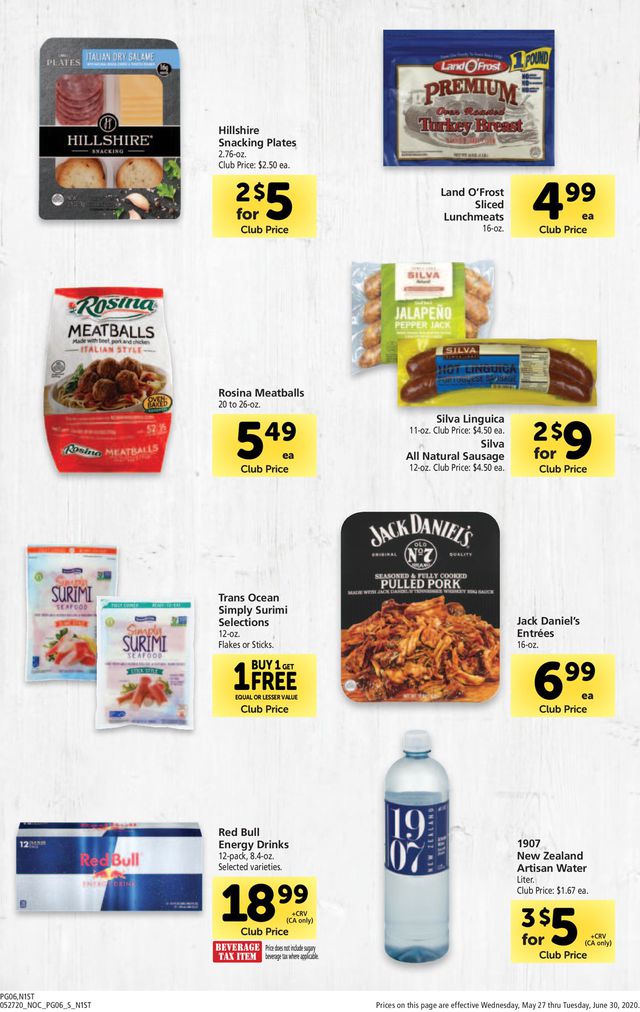 Safeway Ad from 05/27/2020