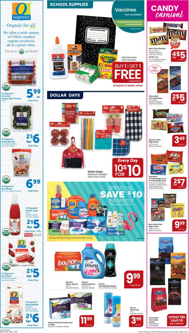 Safeway Ad from 08/12/2020