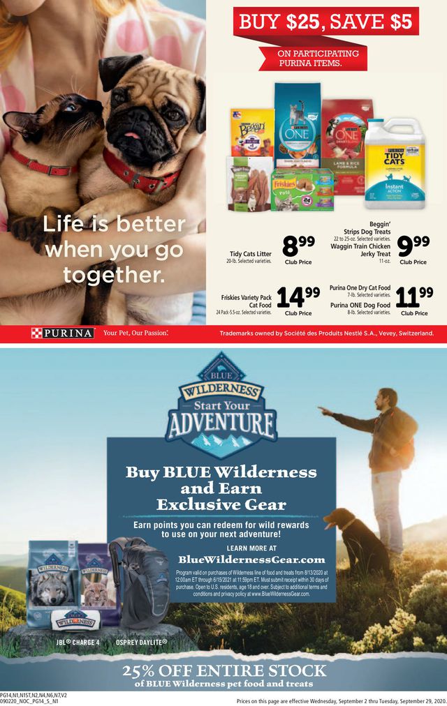 Safeway Ad from 09/02/2020