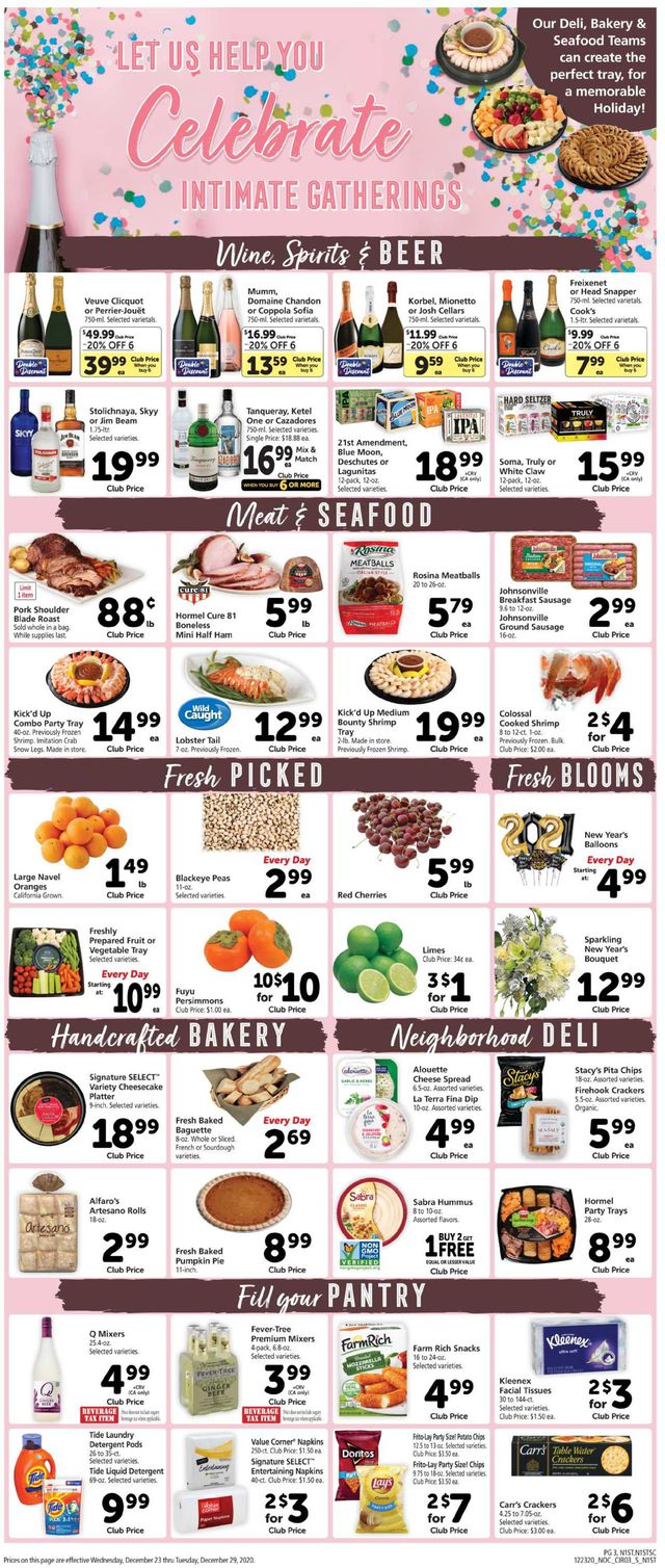 Safeway Ad from 12/23/2020