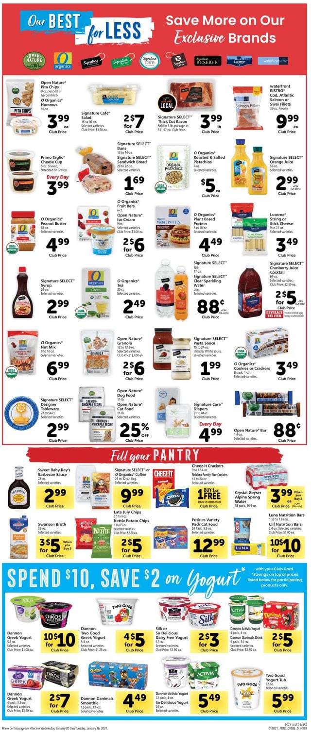 Safeway Ad from 01/20/2021