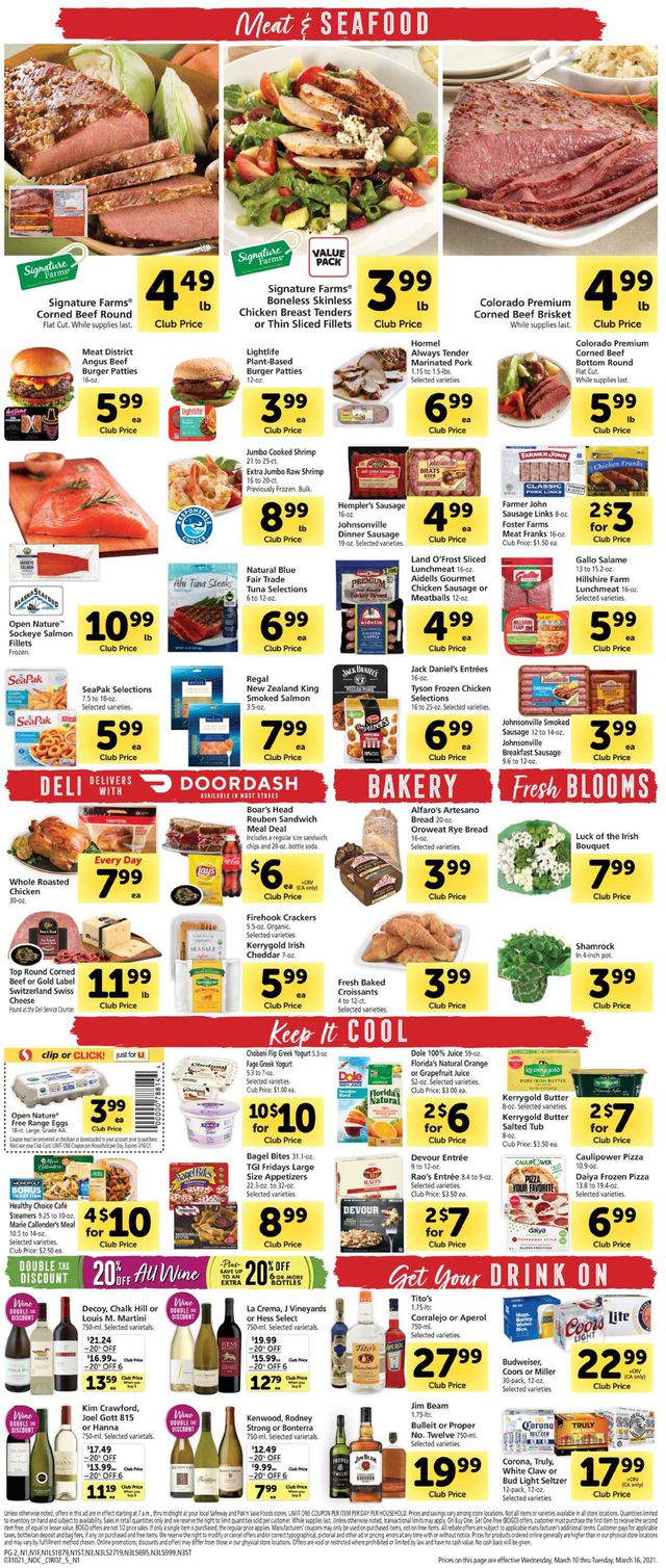 Safeway Ad from 03/10/2021