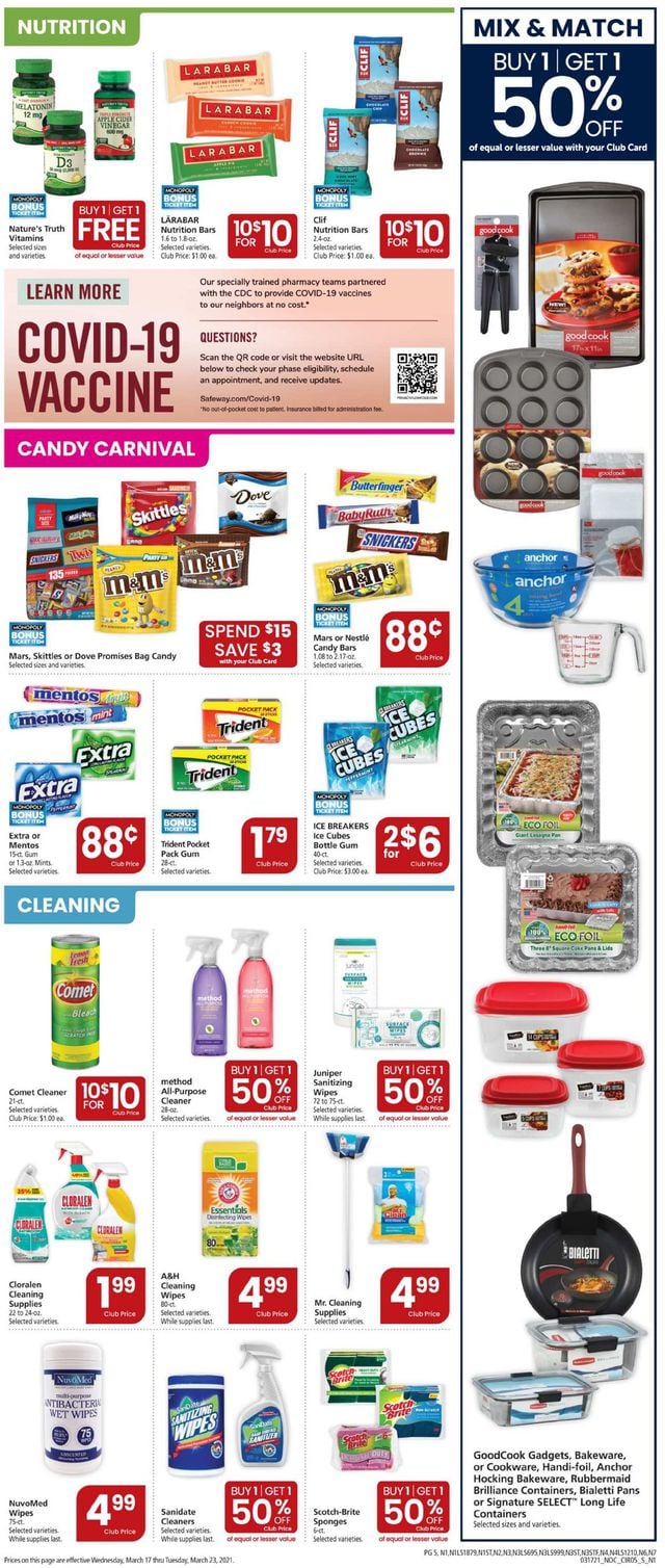 Safeway Ad from 03/17/2021