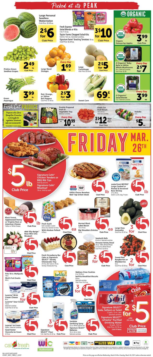 Safeway Ad from 03/24/2021